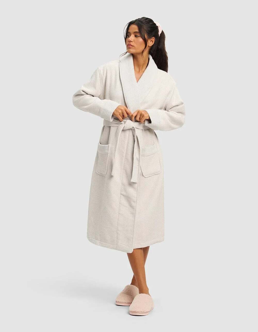 Cozy Earth Waffle Bathrobe - Women's Size Medium